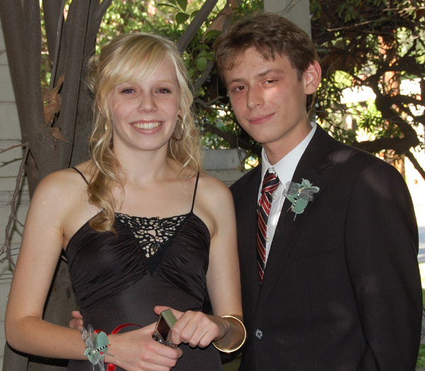 David Greene and Natania at Prom