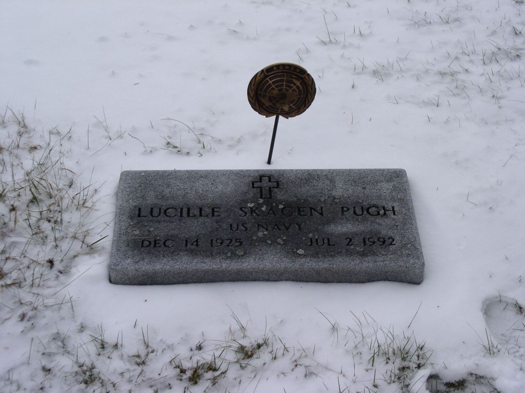 Mom's Headstone Before Jeff Cleaned It